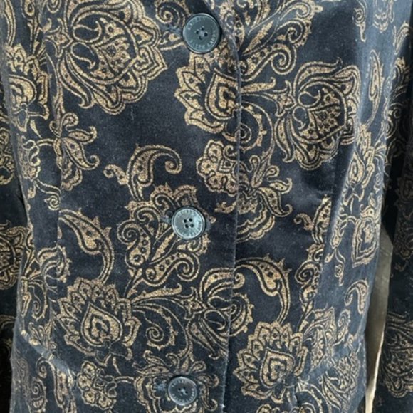 Lauren Ralph Lauren NWOT Velvet Tapestry Blazer - Size 10 - Never Worn - Picture 4 of 12
